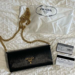 SOLD on Depop- Prada Vitello Crossbody WOC